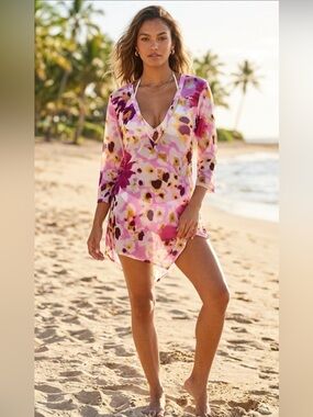 Maryan Mehlhorn V-Neck Swim Cover-Up